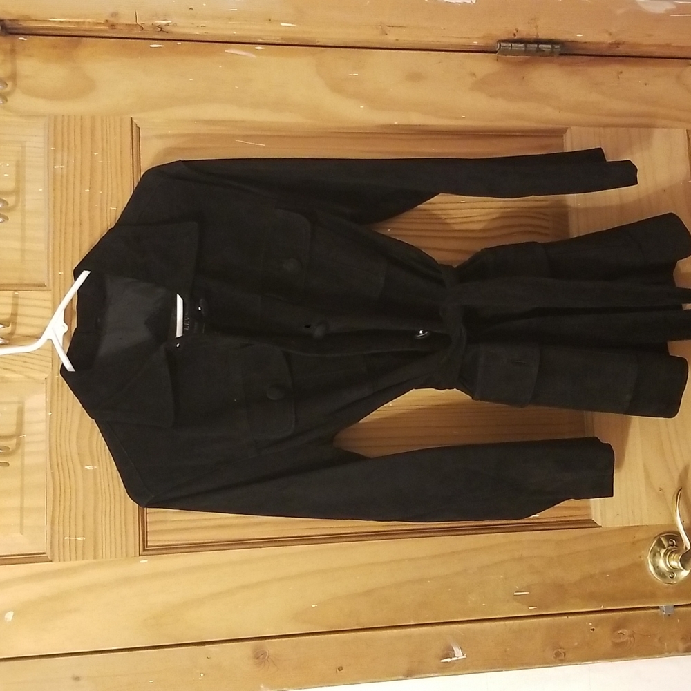 Womens genuine suede erez levy coat size medium